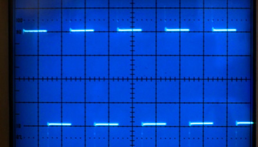 Photo Credit: electrical signals image by Albert Lozano from <a href='http://www.fotolia.com'>Fotolia.com</a> A quartz-movement relies on a series of electronic pulses.