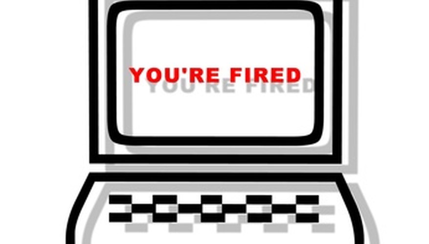 Photo Credit: you're fired image by dead_account from <a href='http://www.fotolia.com'>Fotolia.com</a> Employers are prohibited from discriminating against women in hiring and firing practices.