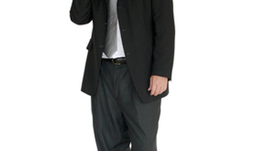 Photo Credit: man with phone image by Bionic Media from <a href='http://www.fotolia.com'>Fotolia.com</a> Research the company before buying from them.