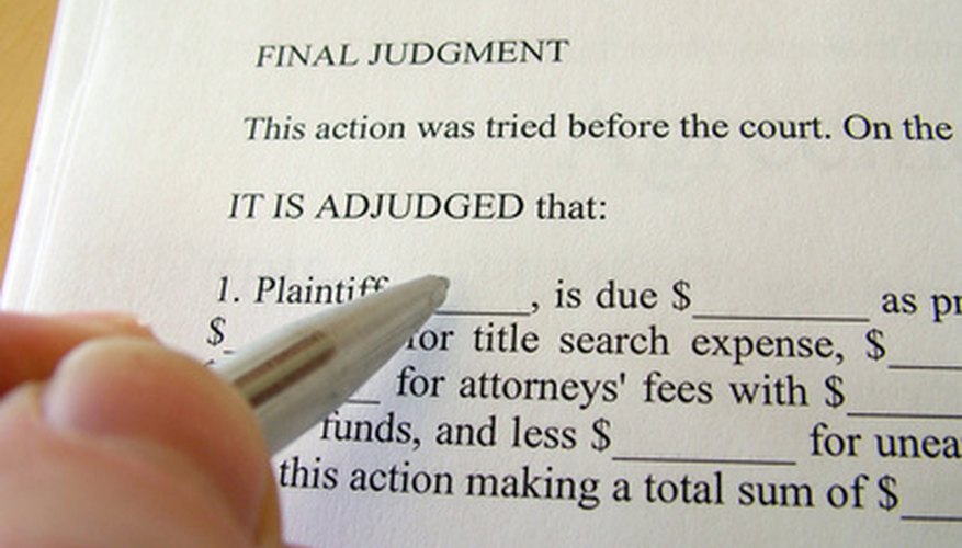 Photo Credit: final judgment image by Keith Frith from <a href='http://www.fotolia.com'>Fotolia.com</a> Attorneys frequently use billable hours as their billing method.