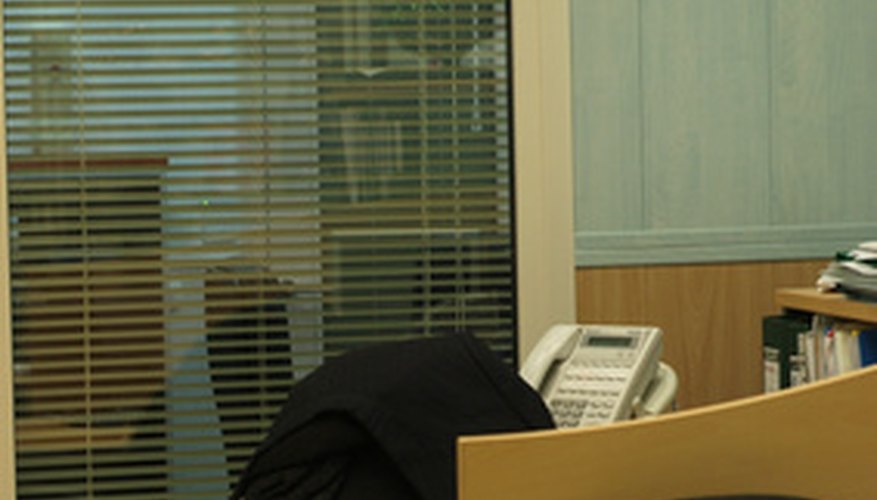 Photo Credit: office 2 image by Omely from <a href='http://www.fotolia.com'>Fotolia.com</a> Interior glass gives an open feeling
