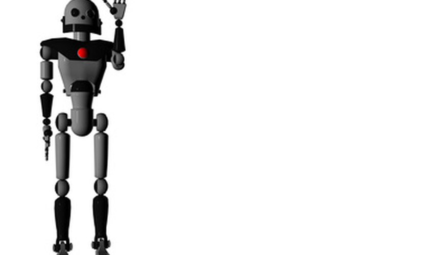 Photo Credit: robot image by Paul Moore from <a href='http://www.fotolia.com'>Fotolia.com</a> The Lego robotics kit offers students the opportunity to build and understand humanoid robots.
