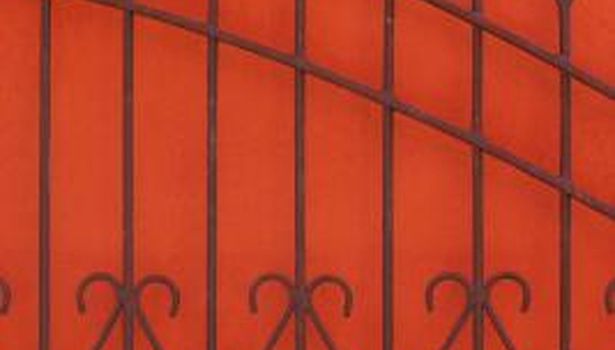 Standard sizes of tubular steel are used to make gates. Standard sizes of tubular steel are used to make gates.