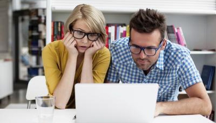smart girl and smart guy on computer smart girl and smart guy on computer