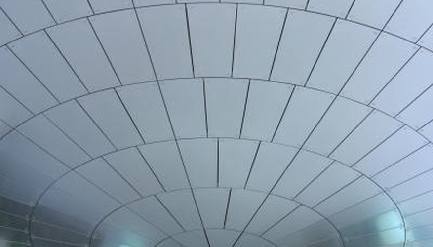 You can install suspended ceiling grids. You can install suspended ceiling grids.