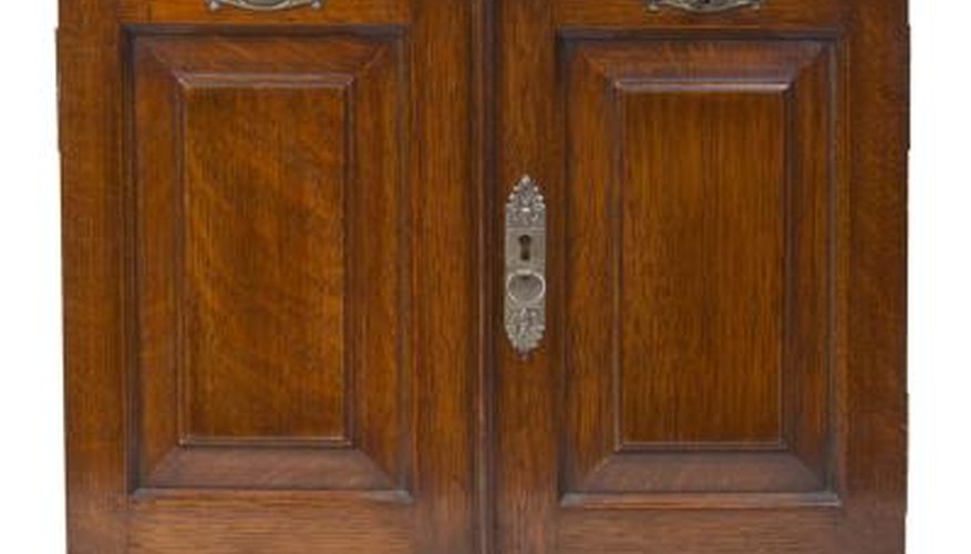 Restain cabinets that show signs of wear or need a color update. Restain cabinets that show signs of wear or need a color update.