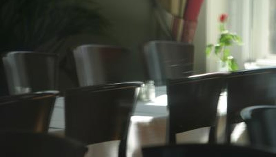 Upholstery on banquet chairs may become stained or torn, requiring reupholstering.. Upholstery on banquet chairs may become stained or torn, requiring reupholstering..