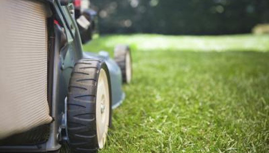 Photo Credit: stoncelli/iStock/Getty Images Lawn mower
