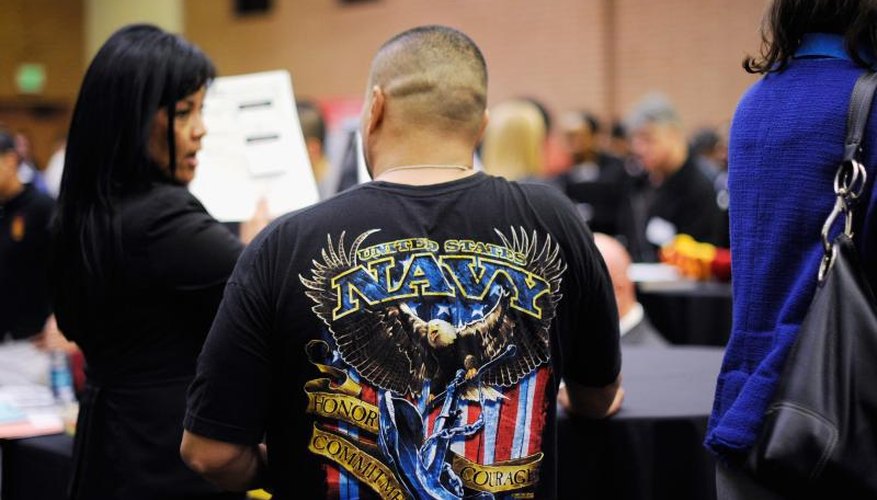 A veteran enrolling in a college program.