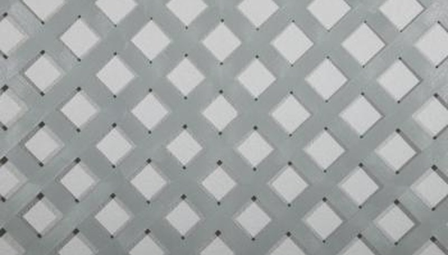 Lattice work builds a quick, sturdy fence. Lattice work builds a quick, sturdy fence.