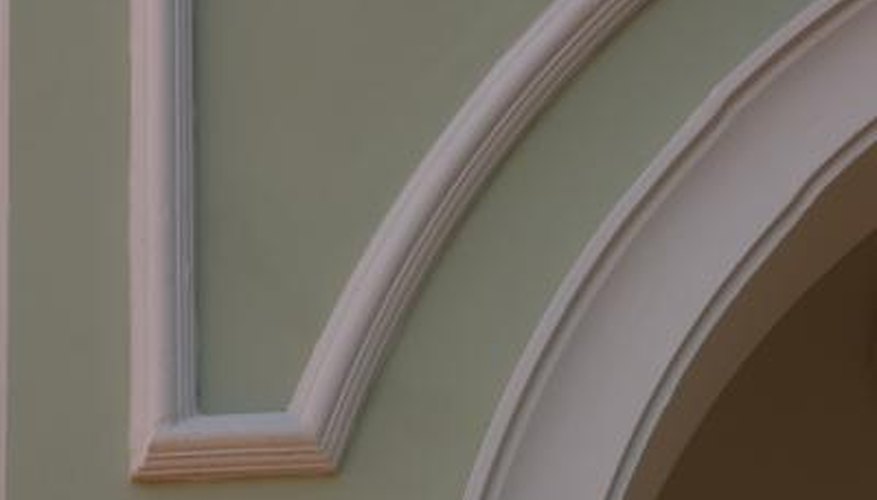 Trim molding no longer has to be custom carved into a curve. Trim molding no longer has to be custom carved into a curve.
