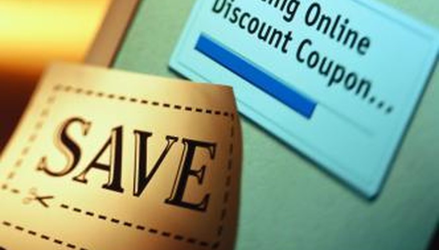 Coupons offer great savings.