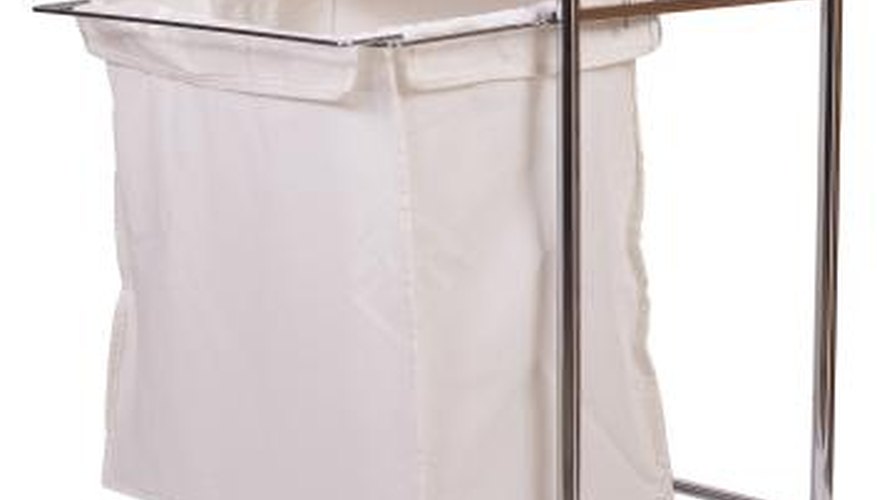 A laundry sorter helps you to avoid leaving one sock behind. A laundry sorter helps you to avoid leaving one sock behind.