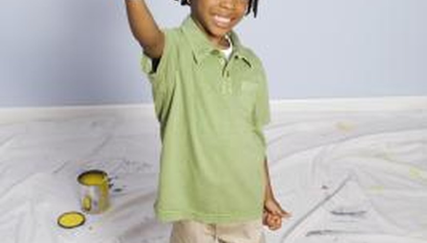 Use a short paint roller for furniture. Use a short paint roller for furniture.