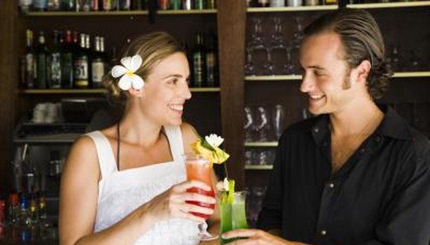 man and woman having drinks man and woman having drinks