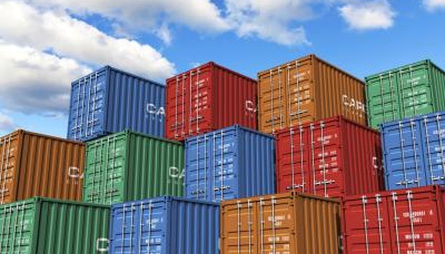 How to Buy Used Shipping Containers Bizfluent