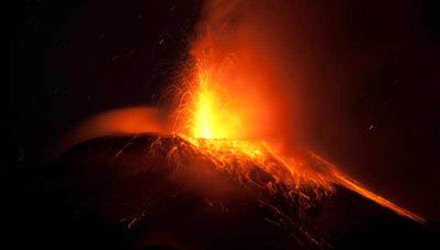 Photo Credit: Ammit/iStock/Getty Images The eruptions of composite volcanoes may be separated by hundreds of thousands of years.