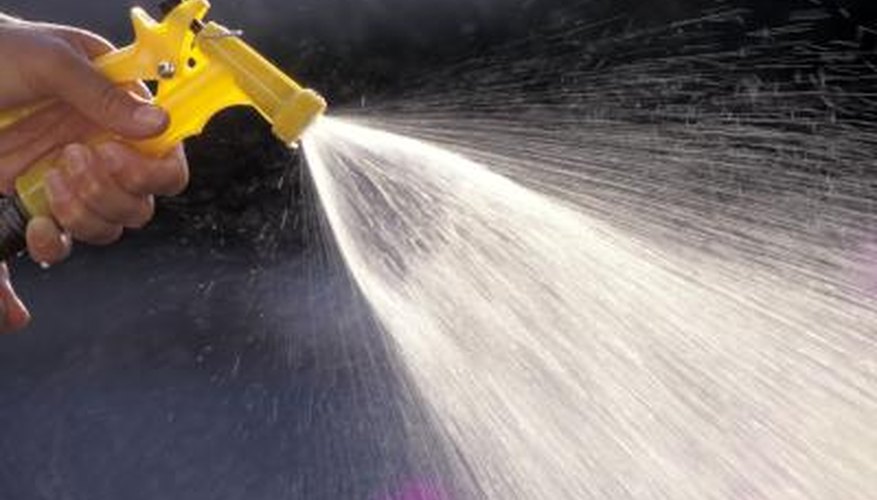 rinse exterior bricks with a garden hose rinse exterior bricks with a garden hose