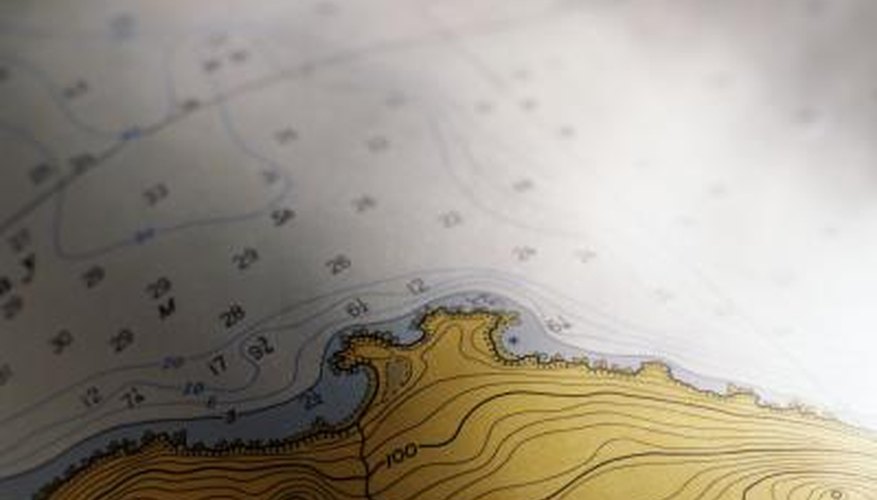 How to Determine Elevation From a Topographic Map
