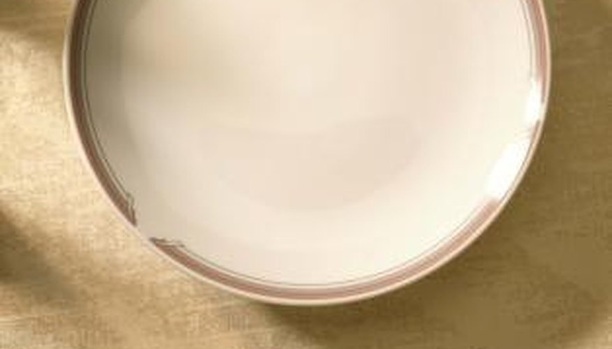 Real English Ironstone china is usually white. Real English Ironstone china is usually white.