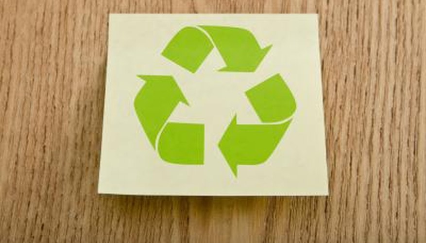 Recycle items large -- like a refrigerator -- and small. Recycle items large -- like a refrigerator -- and small.