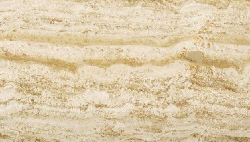 Travertine tiles come in several grades. Travertine tiles come in several grades.