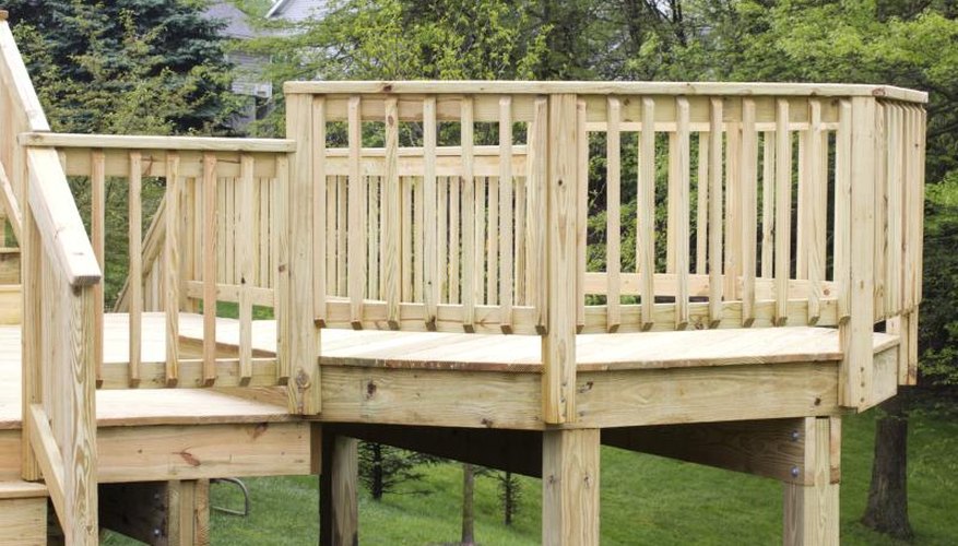 The rim joists of the deck. The rim joists of the deck.