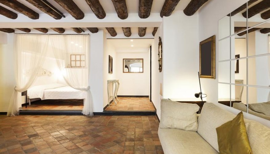 Wood ceiling beams. Wood ceiling beams.