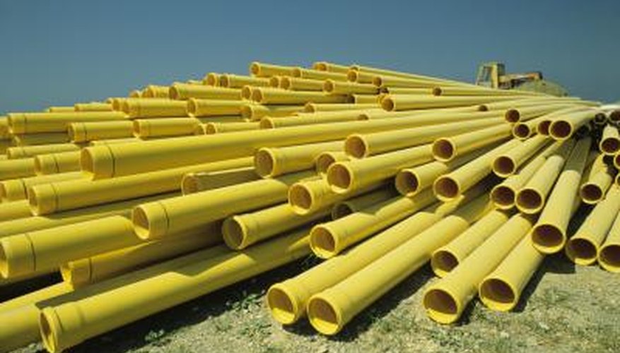 PVC pipe offers an alternative to wood in quick construction projects. PVC pipe offers an alternative to wood in quick construction projects.