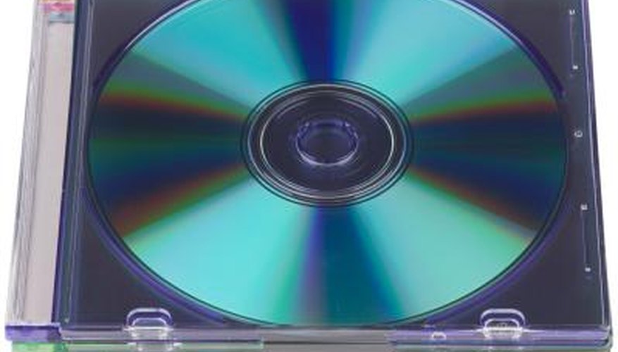 Photo Credit: PhotoObjects.net/PhotoObjects.net/Getty Images DVD's with computer software.