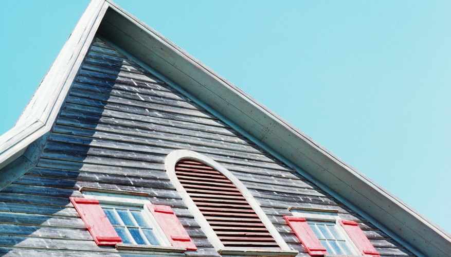 Working on a steep roof can be dangerous. Working on a steep roof can be dangerous.
