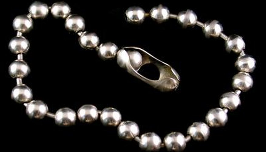 Beaded chain may be cut to a size to make a pull for roller blinds. Beaded chain may be cut to a size to make a pull for roller blinds.