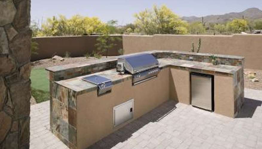 Steel Stud Vs. Concrete Block for Outdoor Kitchen Framing | Garden Guides