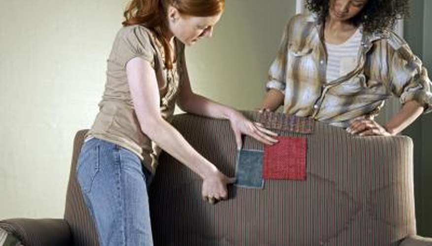 Choose upholstery fabric that matches your decor. Choose upholstery fabric that matches your decor.