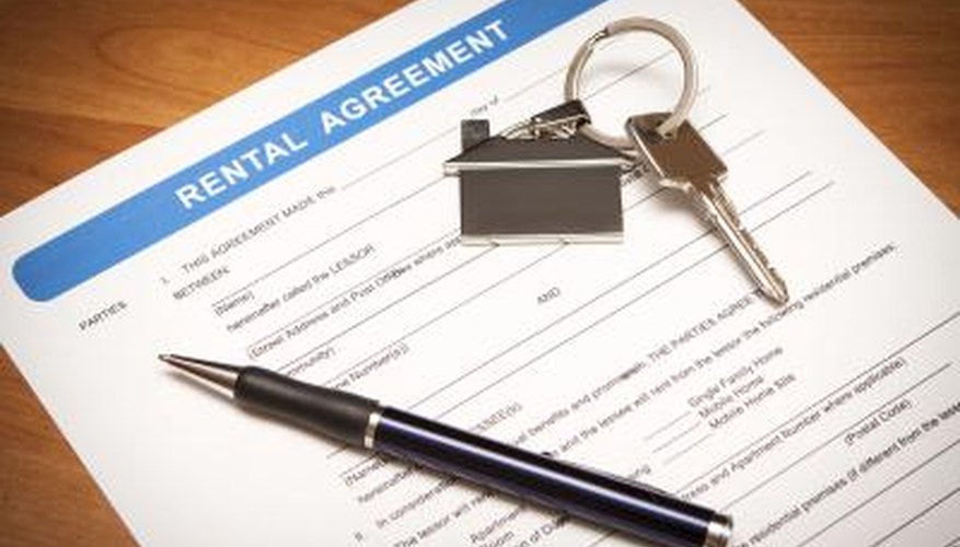A civil judgment may appear if you are sued for breaking a lease.