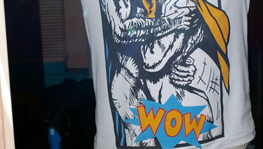 The final product: a printed T-shirt.