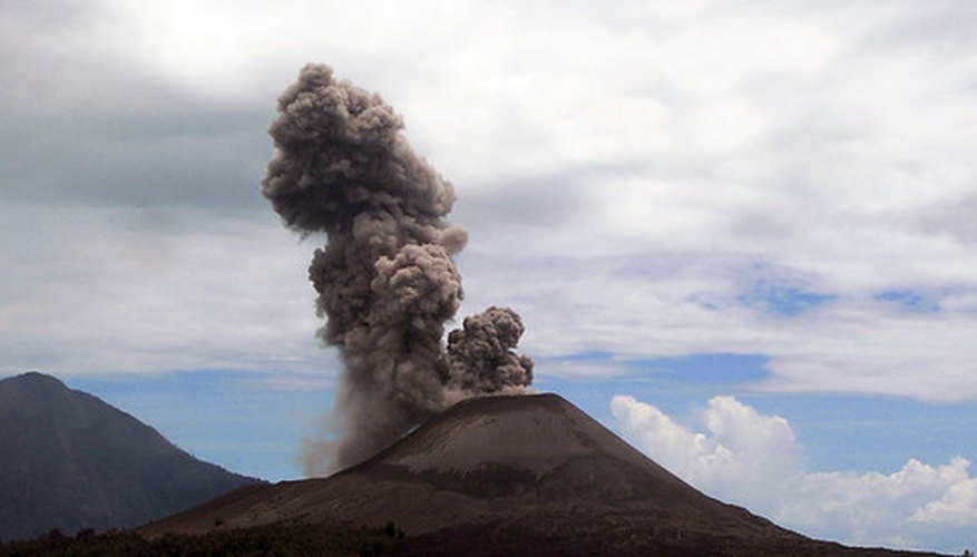 Photo Credit: Image by Flickr.com, courtesy of flydime Pumice is made by erupting volcanoes.