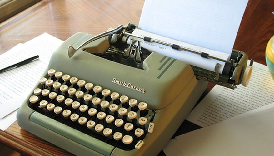 Although they used to be written with typewriters, deadline letters are still in use in the modern office.