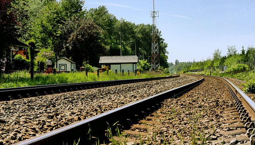 Photo Credit: Image by Flickr.com, courtesy of Mikul Metal railroad tracks get hot faster than the ties holding them
