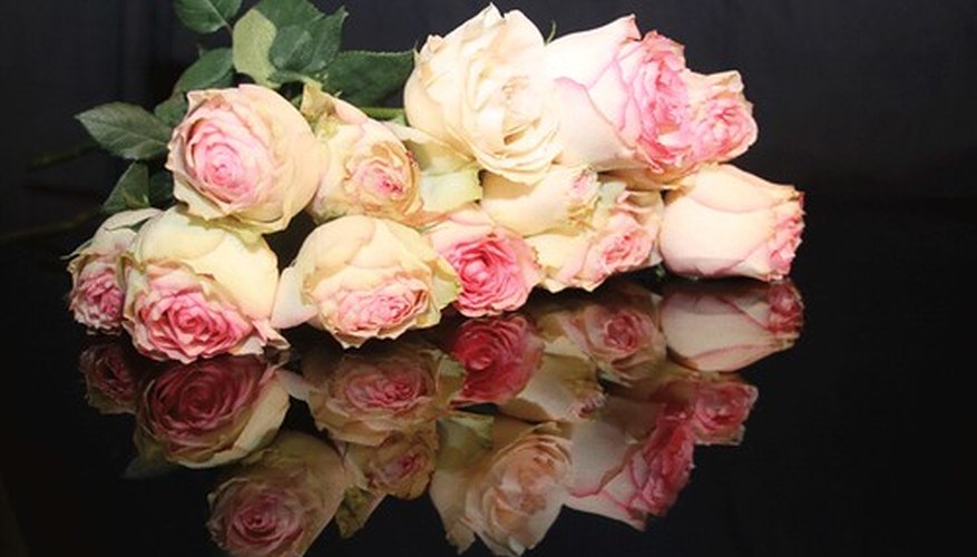Flowers on a casket