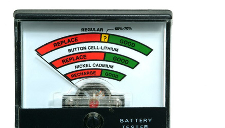 Photo Credit: battery tester on white image by JoLin from <a href='http://www.fotolia.com'>Fotolia.com</a>