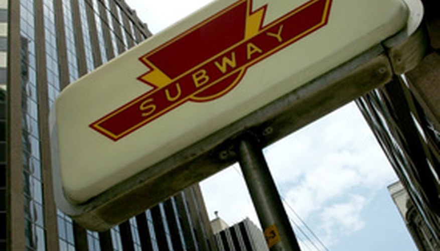Aviso de Subway