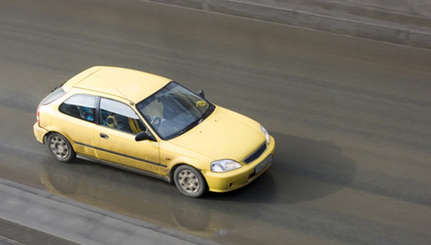 yellow car, a honda japanese sport car model