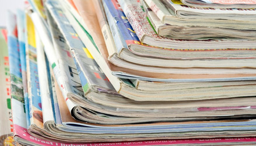 Print media can be found in magazines among other mediums as well.
