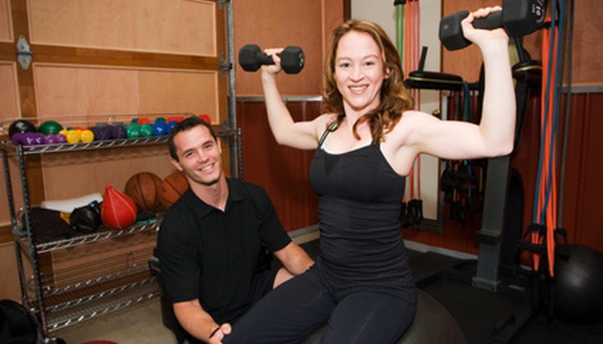 Photo Credit: couple working out image by Mat Hayward from <a href='http://www.fotolia.com'>Fotolia.com</a> Use of positive subliminal message that the man is attracted to a woman who works out.