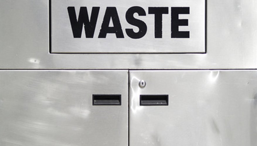 Photo Credit: waste image by Cora Reed from <a href='http://www.fotolia.com'>Fotolia.com</a> Eliminate waste.