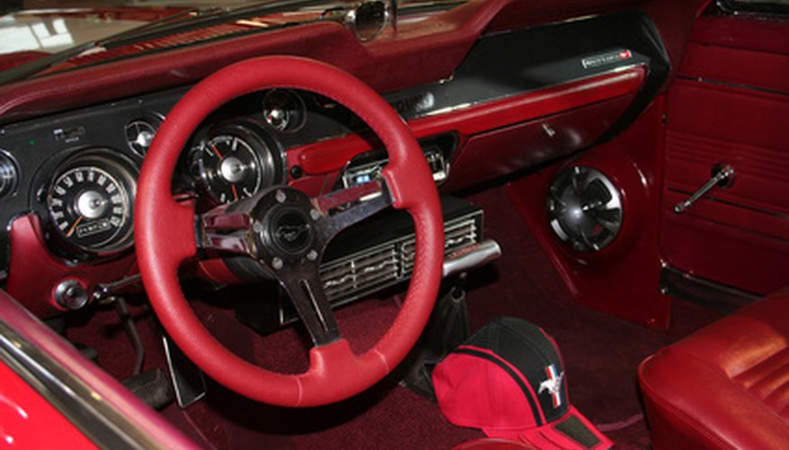 ford mustang's steering wheel