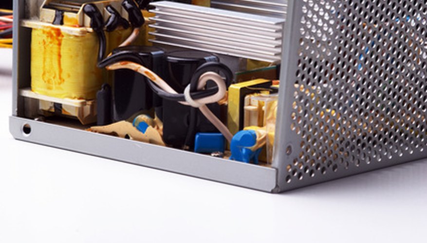Photo Credit: power supply image by PM Photo from <a href='http://www.fotolia.com'>Fotolia.com</a> Zener diodes are used in power supplies