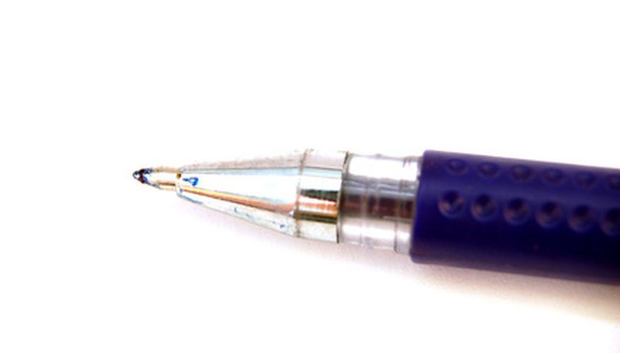 How to Unclog Ballpoint Pens | Bizfluent