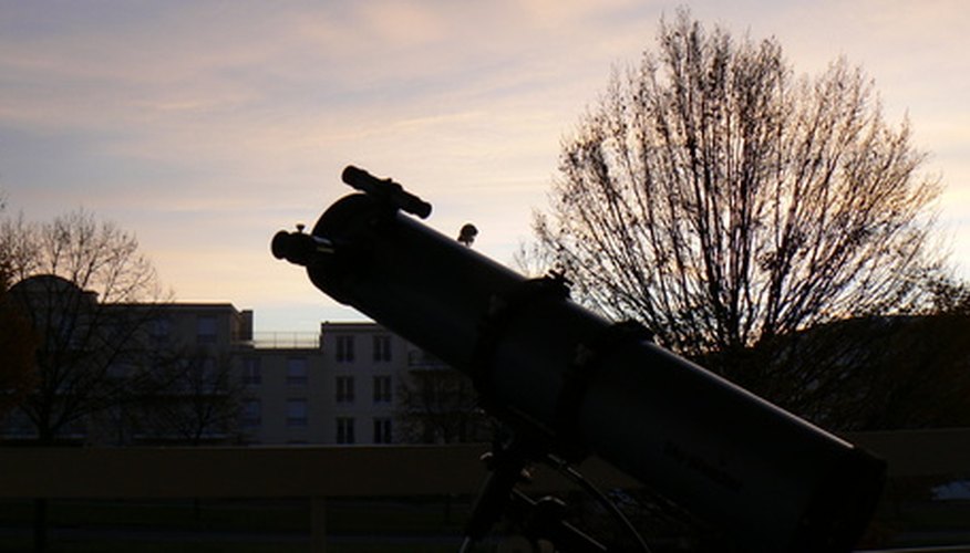 Photo Credit: Telescope à l'aube image by Antares from <a href='http://www.fotolia.com'>Fotolia.com</a> Learning to use your new telescope properly is important.
